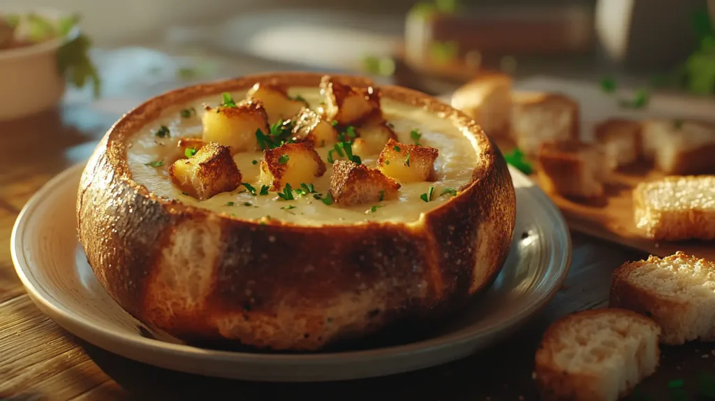 Explore the best bread pairings for potato soup to enhance flavor and texture. From crusty sourdough to soft brioche and gluten-free options