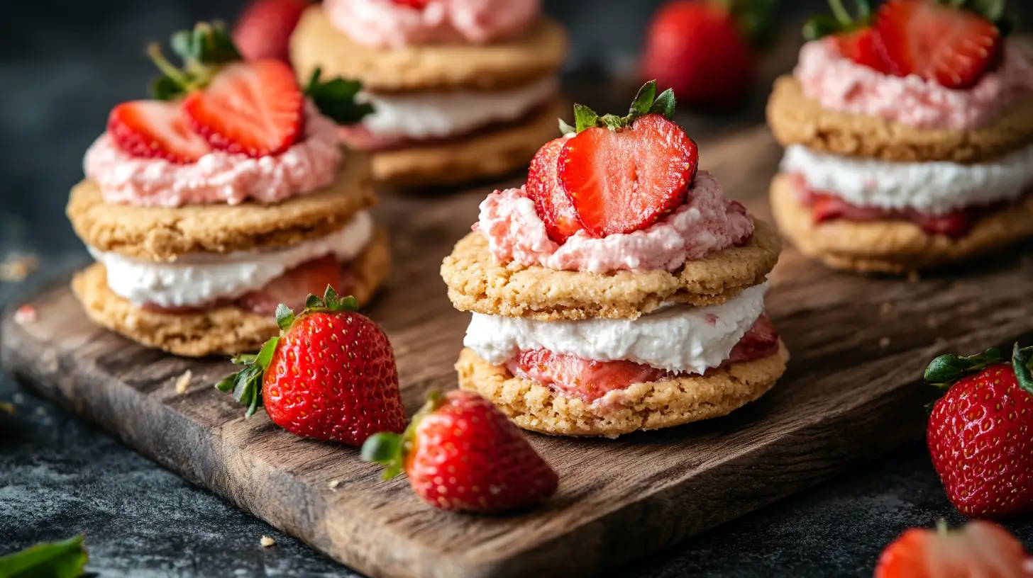 Strawberry Cheesecake Cookies