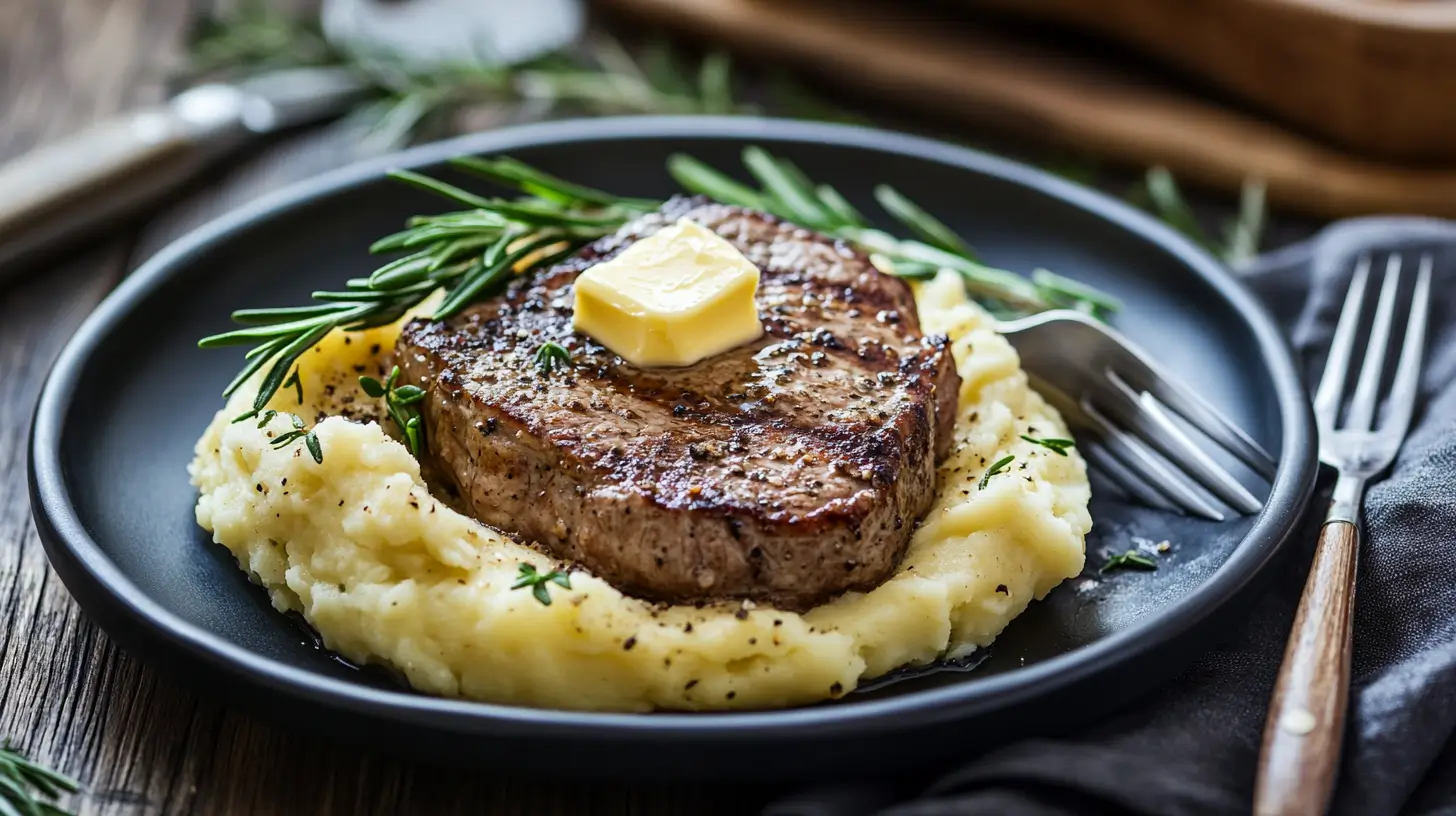 Steak and Mashed Potatoes